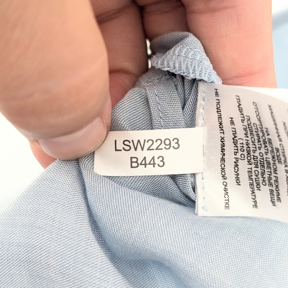 LOLË Women's Carter Dress Ice Blue ~ Size Medium - Picture 11 of 12